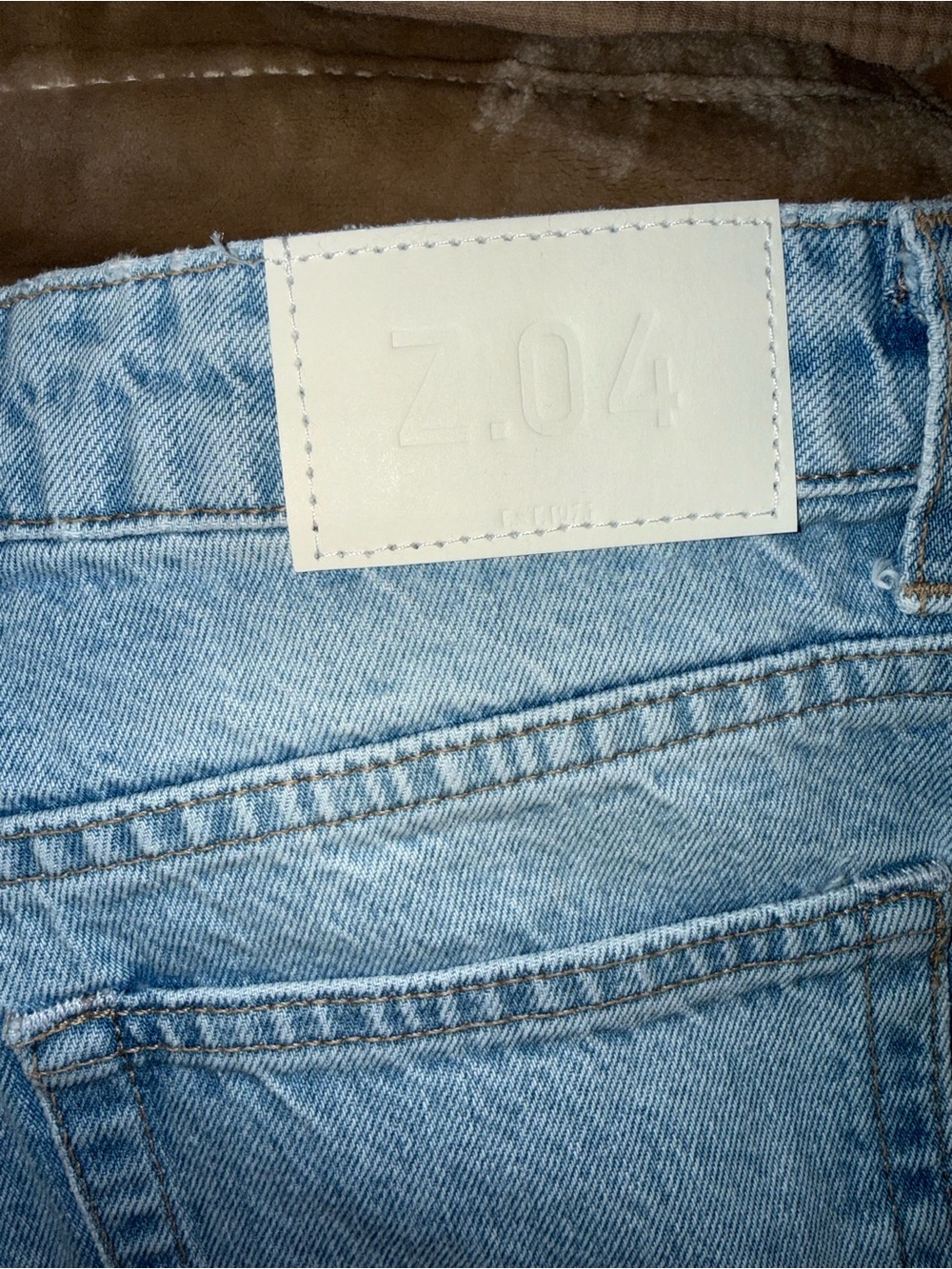 Zara Light Blue Flare Jeans - Picture 4 of 4